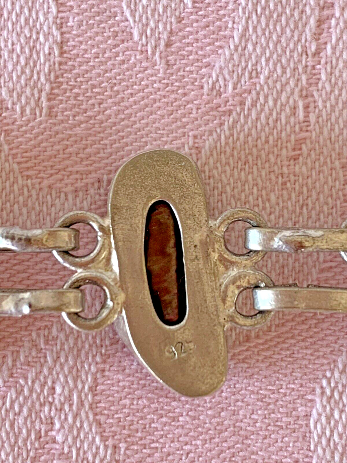 Botryoidal Hematite ? Sterling Silver Link Bracel… - image 6