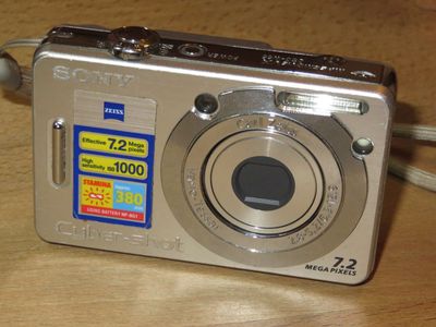 Sony Cyber-Shot DSC-W55 Mp Digital Camera Silver