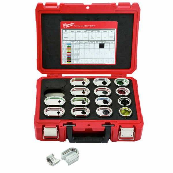 Milwaukee 6 to 750 MCM Aluminum 12t Ustyle Die Kit Crimper Tool