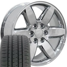 20 Rims Tires Fit Gm Chevy Tahoe Yukon Tahoe Chrome Wheels Bda Tires 5420