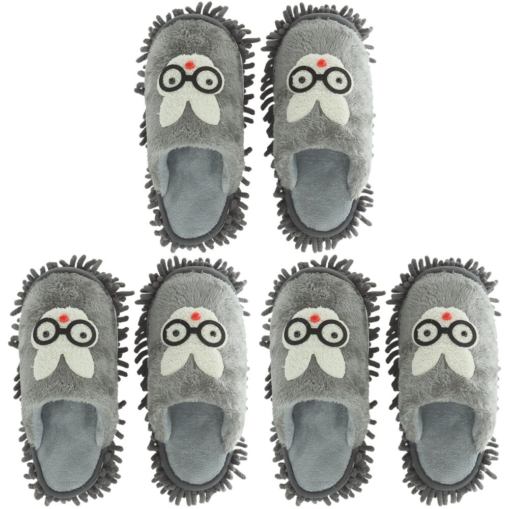 APL 3 paia ciabatte pulizia uomo donna mop ciabatte coperte