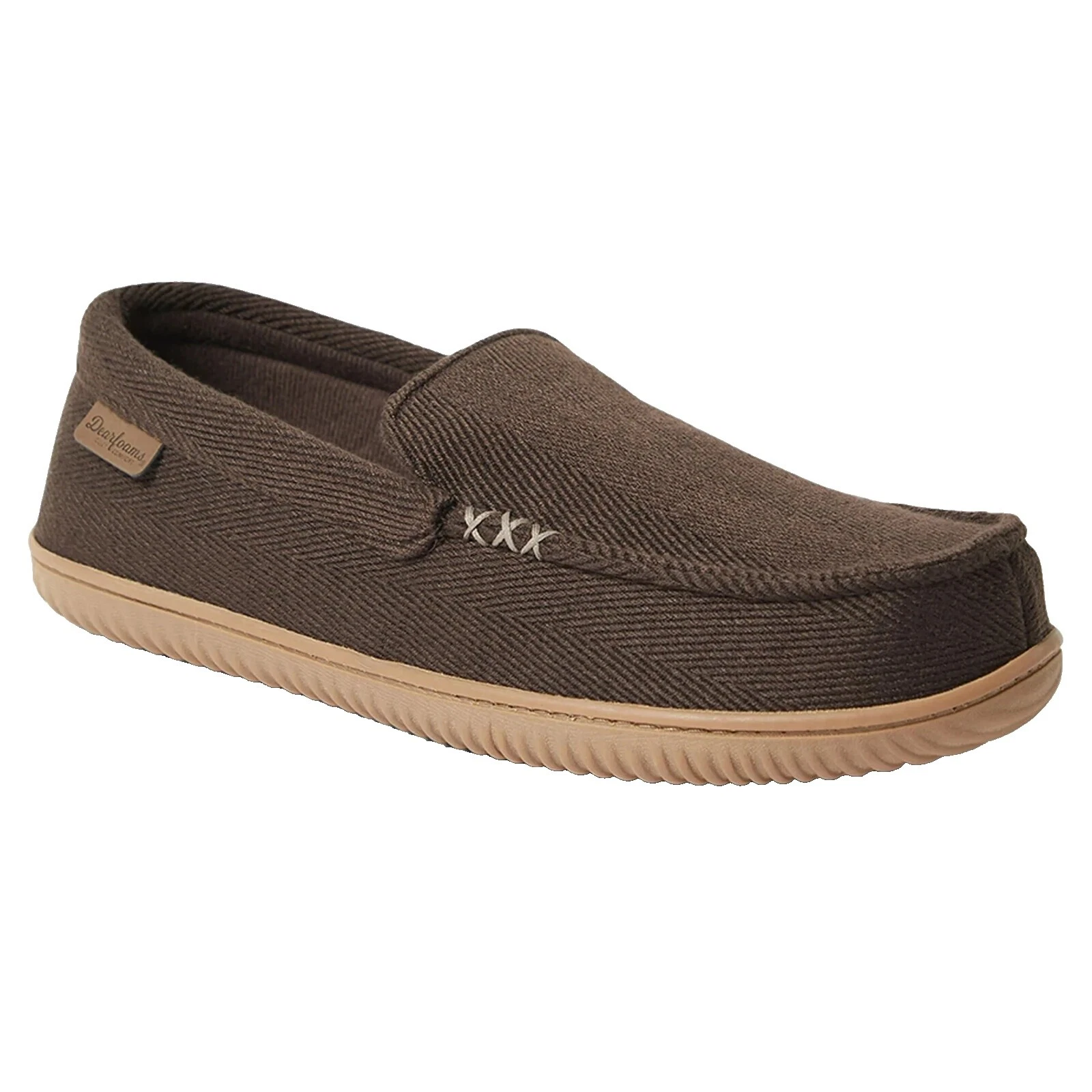 Parte superior de cuero de espiga Zapatos informales para hombres