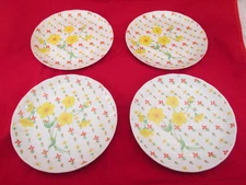 4 Sugar 'n Spice Taste Seller by Sigma Japan #439 Snack Set Plates (No Cups)