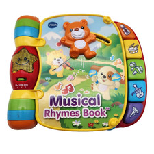 Musical Rhymes Book Educational Vtech Interactive Book Nursery Rhymes Toy Works