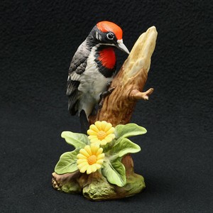Andrea by Sadek DOWNY WOODPECKER Porcelain Bird Figurine #9386 - Sticker