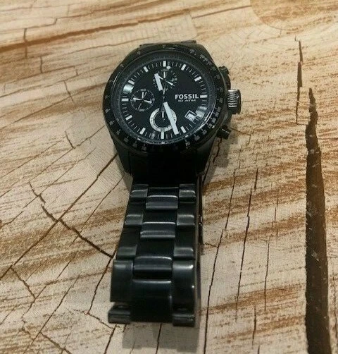 Fossil sale black smartwatch