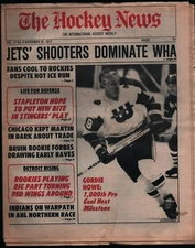The Hockey News Vol 31 #8 Nov 25 1977 Gordie Howe 1000th Pro Goal 111921WEEM2
