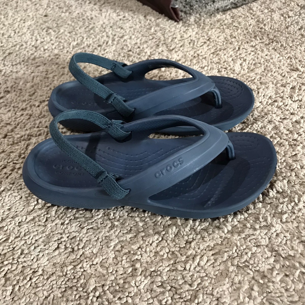 ♡　Sサイズ Crocs Classic 202871 Sling back Flip-Flops Sandals C11 Toddler