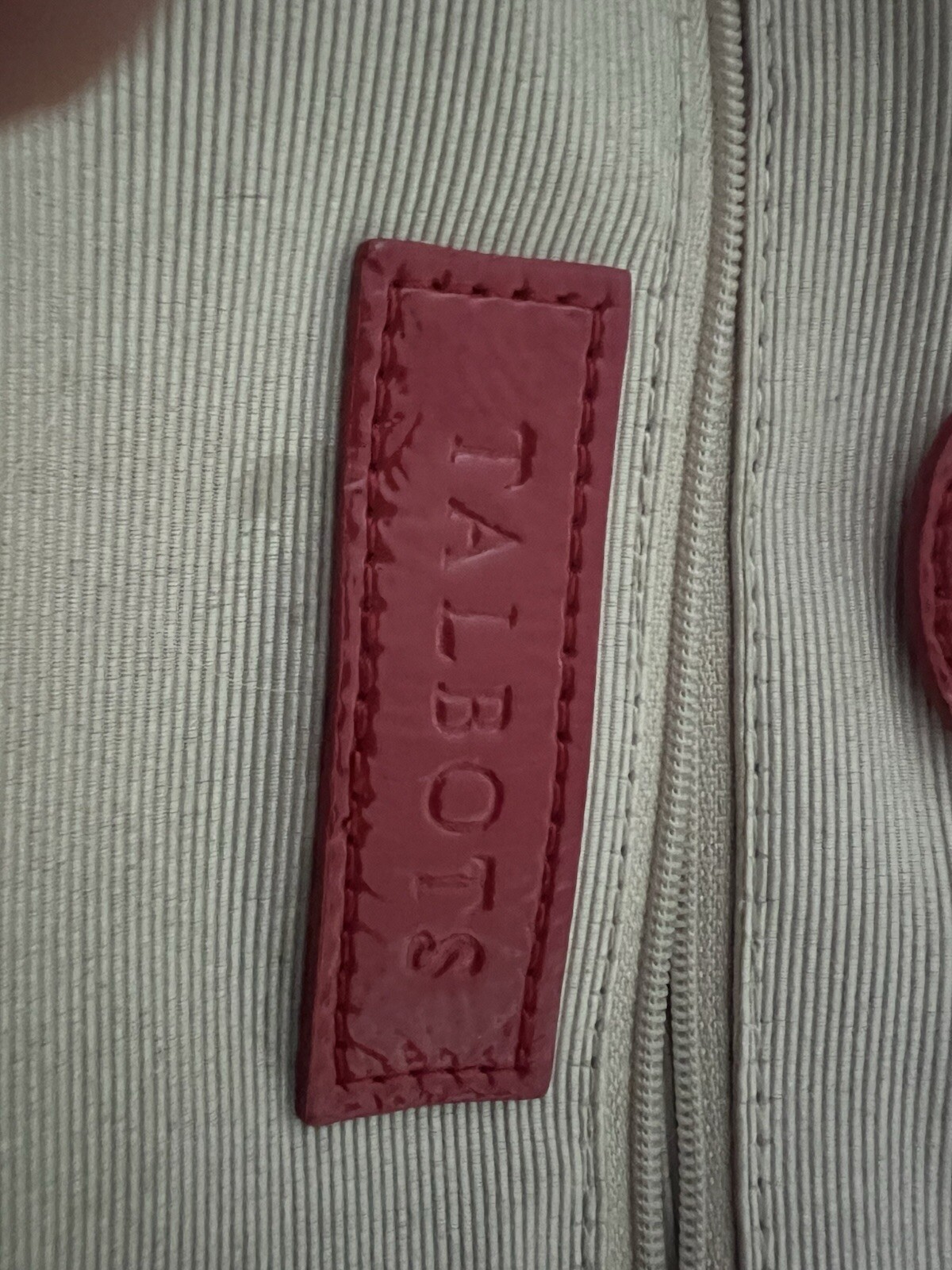 Talbots Red Polyurethane coated weatherproof Leat… - image 2