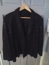 H & O Sequinned Ladies Jacket In Size 22 Unworn