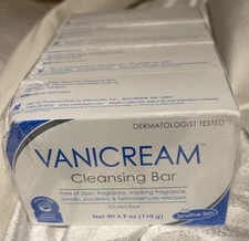 Vanicream Cleansing Soap Bar LOT Fragrance Free 4 Bars Sealed ! 😁