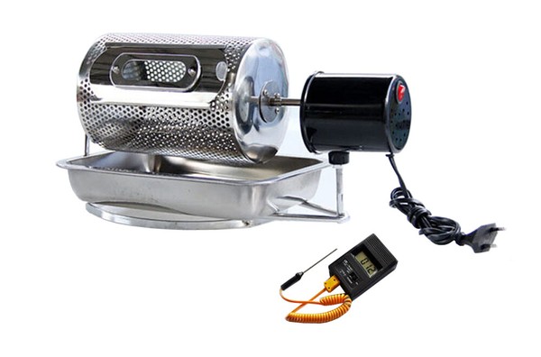 220V Home Kitchen Coffee Roaster Machine with Probe Thermometer 600g Photo Related