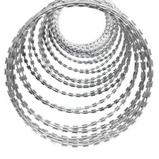 20M Razor Security Wire Coiled Concertina Type Barb Fencing Garden Protection UK