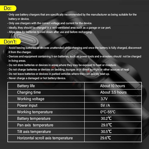 3-Axis Handheld Gimbal Stabilizer for Smartphone Face Tracking Vlog Smart XE - Picture 13 of 19