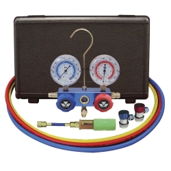 Mastercool 89661-UV 134A Aluminum Manifold Gauge Set with 60'' Hoses and Manual C