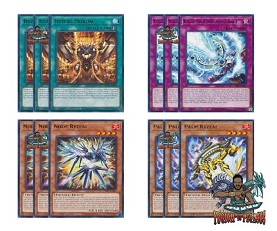 Yugioh! Node Palm Ryzeal Plasma Hole Plugin Deck CRBR Rare 1st Ed NM