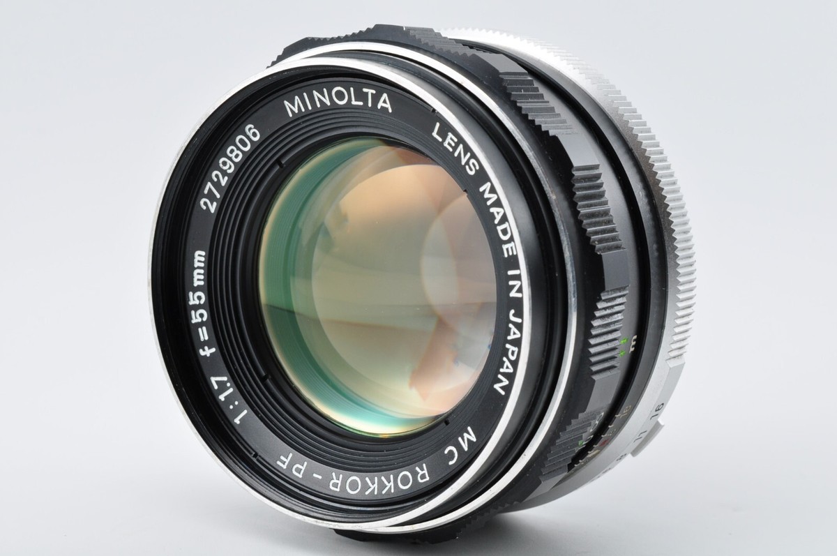 フィルムカメラ MINOLTA SRT101  MC ROOKKOR-PF 1:1.7 f55 MINOLTA SRT101 + MC Rokkor-PF 1:1.7mm 55mm 整備済 - メルカリ