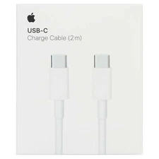 Genuine OEM Apple MLL82AM/A USB-Type-C Charge Cable (2m) A1739 6.6' Male to Male