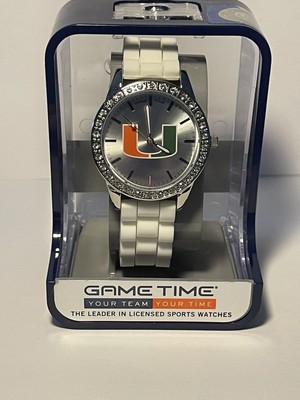 ?Unisex MIAMI HURRICANES GAME TIME wrist watch Miami Hurricanes Colors Watch Gift Set – SuntimeDirect main image 3