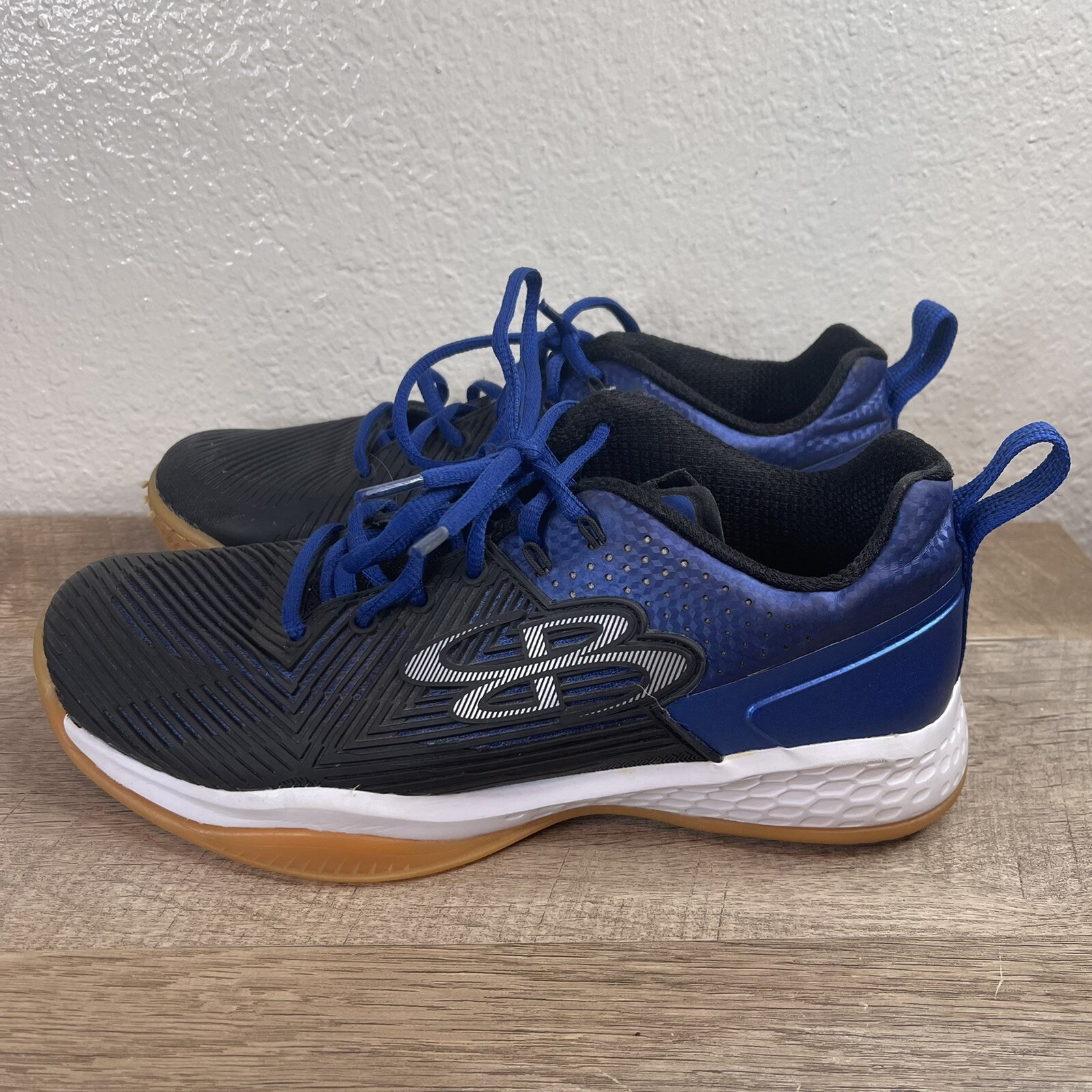 Boombah Velocity Womens Volleyball Shoes Blue Black S… Gem