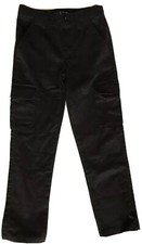 French Toast Boy's Uniform Straight Leg Cargo Pants Black Size 8