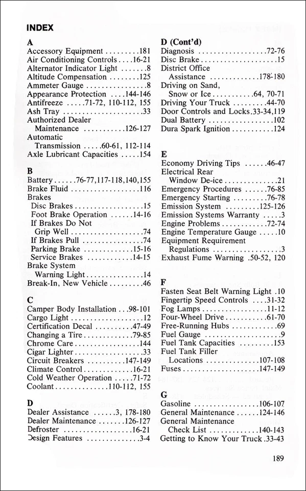 Новый из старых запасов оригинальный путеводитель по эксплуатации для владельцев пикапов Ford 1978 F100 F150 F250 F350 - Изображение 2 из 3