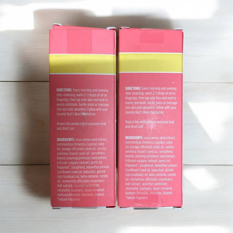 Óleo facial antienvelhecimento Burt’s Bees, 0,51 fl oz conjunto com 2 Burt's Bees - Imagem 2 de 2