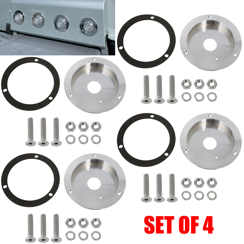 4 Set For Universal Watermelon Bunk 79731 LED Light Mounting Bracket Adapter Kit