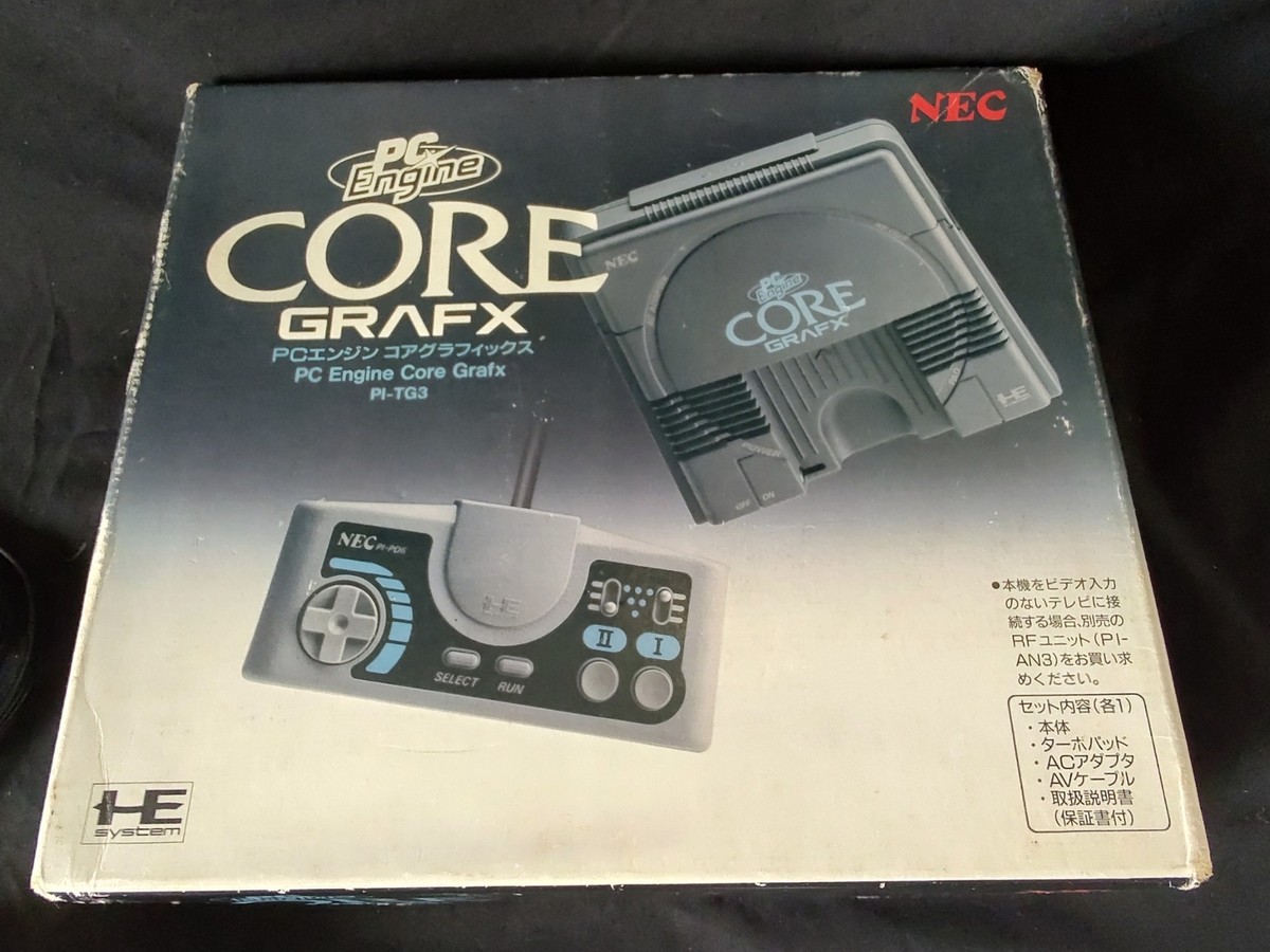 NEC PC Engine Coregrafx Console PI-TG3 TurboGrafx16, w/Pad
