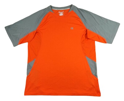 CHAMPION Mens T-Shirt Short Sleeve Large Adult Active Wear