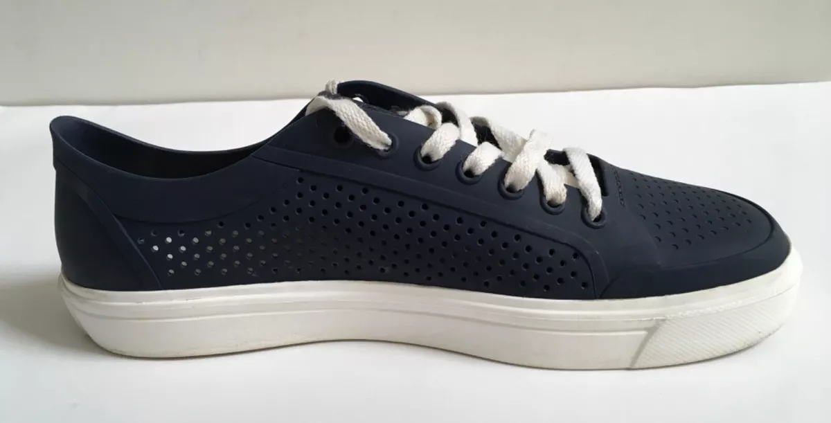 Crocs Citilane Roka Court Mens Navy Blue Casual Shoes 204872 Low Top Size 9