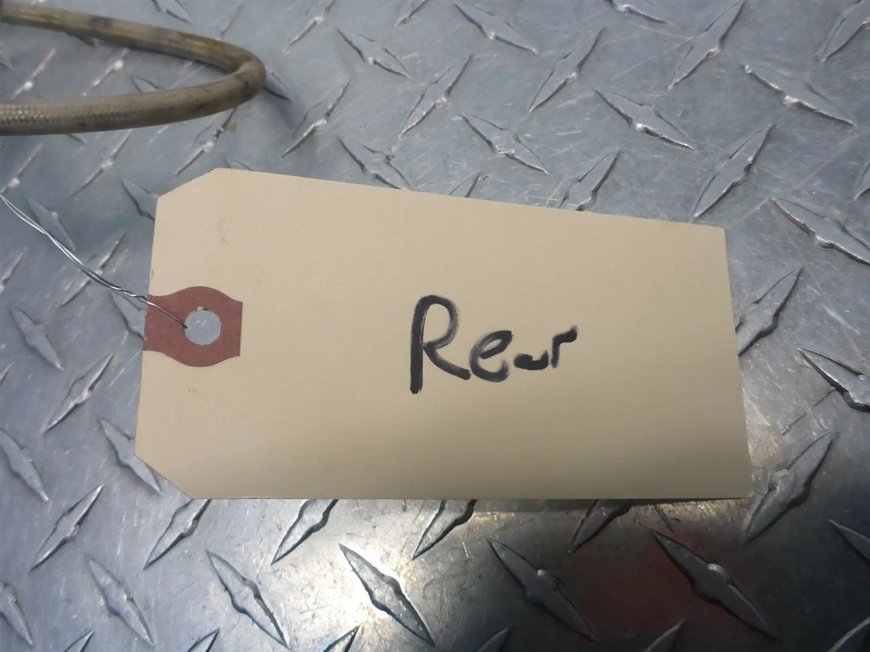 Mangueira de linha de freio traseira Can Am CanAm DS90X DS90 DS 90 X aço inoxidável trançada - Imagem 2 de 4