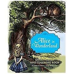 Alice in Wonderland Giant Poster and Coloring Book by ...