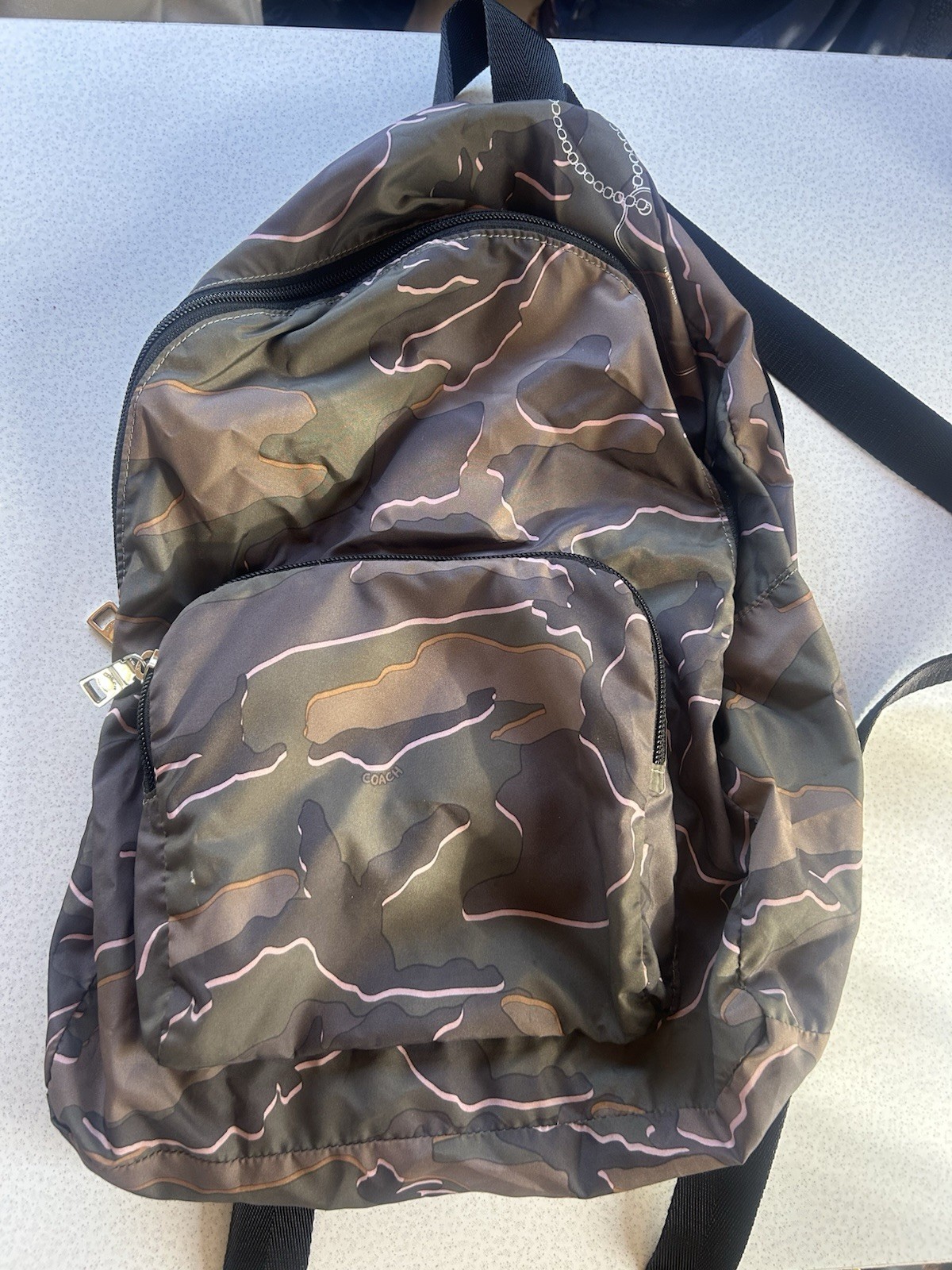 Compact  Authentic Coach Backpack Packable Wild C… - image 4