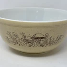 Vintage 1981 PYREX Forest Fancies Mushrooms #403 Mixing Nesting Bowl 2.5 Qt