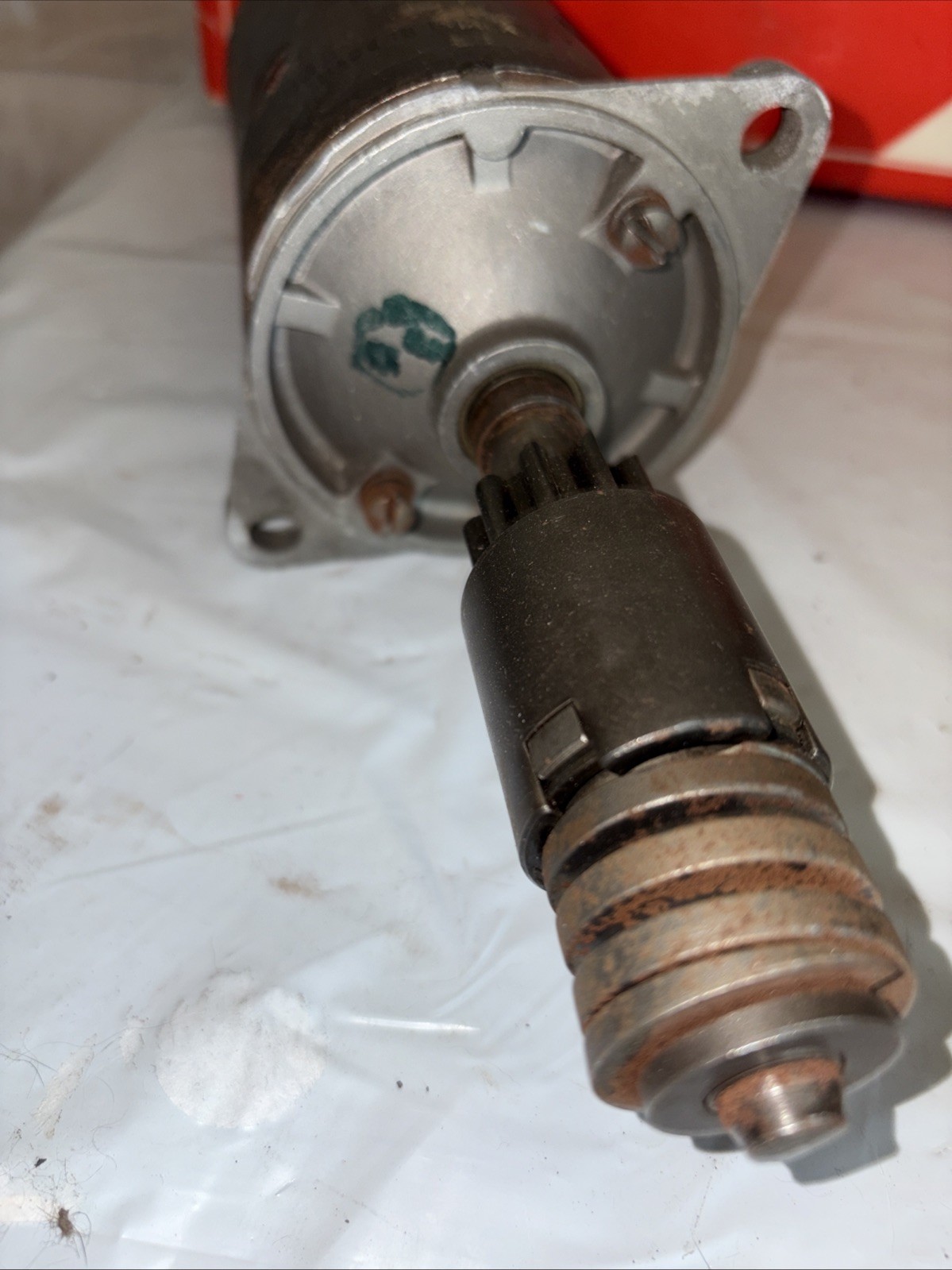 25238F M35J Lucas Starter - MG Triumph Lotus Morris 10 tooth clockwise