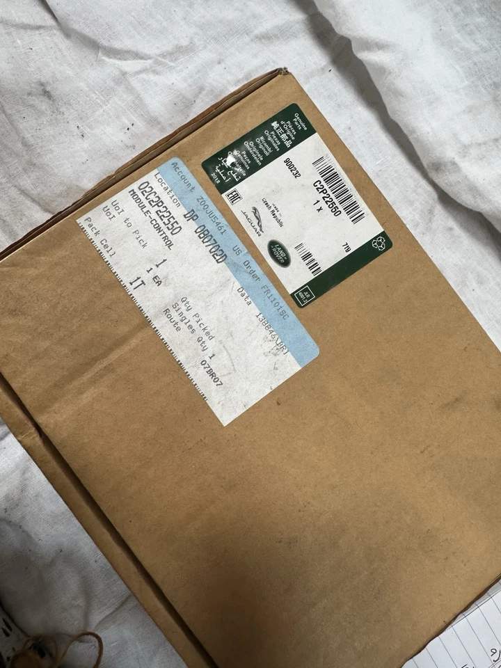 Módulo de control 07-15 Jaguar XK XF alarma ECU C2P22550 6G91-19G481-AH Foto 4 de 4