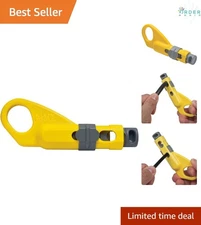 Coax Cable Radial Stripper Hand Powered Utility RG Cable Prep Tool