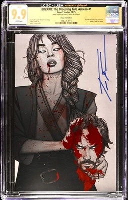 BRZRKR The Bleeding Tide Ashcan Virgin Spot Foil CGC 9.9 Signed By Jenny Frison
