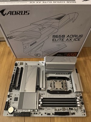 Gigabyte B650 AORUS Elite AX ICE AM5 DDR5 ATX Motherboard Used | eBay