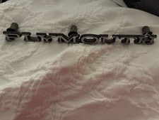 Vintage Plymouth Badge