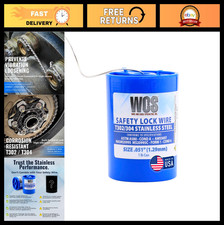 Stainless Steel Safety Lock Wire .051" - T302/304, 1lb Can, 143ft - Aircraft A