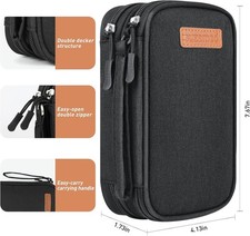 Insulin Cooler Travel Case, Double Layer Medicine Kit Diabetes Travel Case, Port