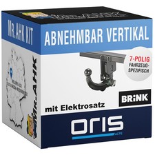 Für BMW 4er F32/F33 14-21 Oris Anhängerkupplung abnehmbar + 7pol spezifisch