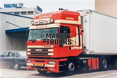 LKW Foto Iveco EuroStar Truck Dänemark rot Kai Nielsen a/s ODDEN, 53 42 62 #a2mo