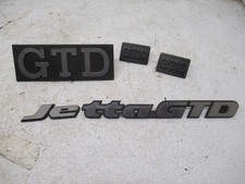 Vw Mk2 Jetta Oem Gtd European Market Badges Oem Parts 85-92 Mk2 Vw Gtd Diesel
