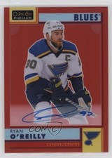 2023-24 O-Pee-Chee Platinum 2023-24 Update Red Rainbow Ryan O'Reilly Auto 1c5x