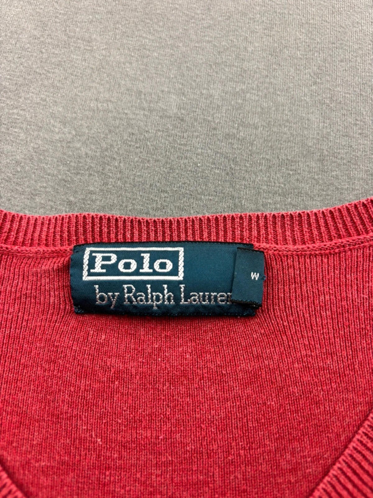 Women’s Red Ralph Lauren V Neck Jumper Size Medium image 3