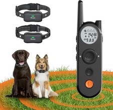 X3 Wireless Dog Fence  Training Collar for 2 Dogs, 3500FT Adjustable Fence ...