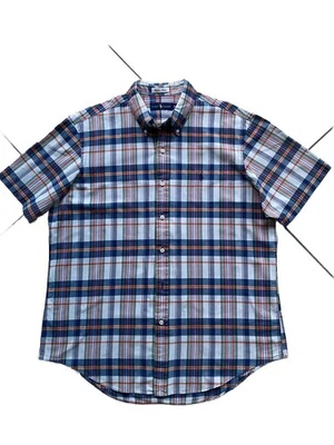 Ralph Lauren Herren Kurzarm Button-Down Hemd kariert XL mehrfarbig - Bild 1 von 4